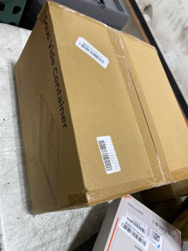 Photo 1 of Sous Vide Container with Lid Double-Door-Opening Design 11.65 QT Sous Vide Pot Slow Cooker Container with Built- in Rack Compatible with Most Immersion Circulators