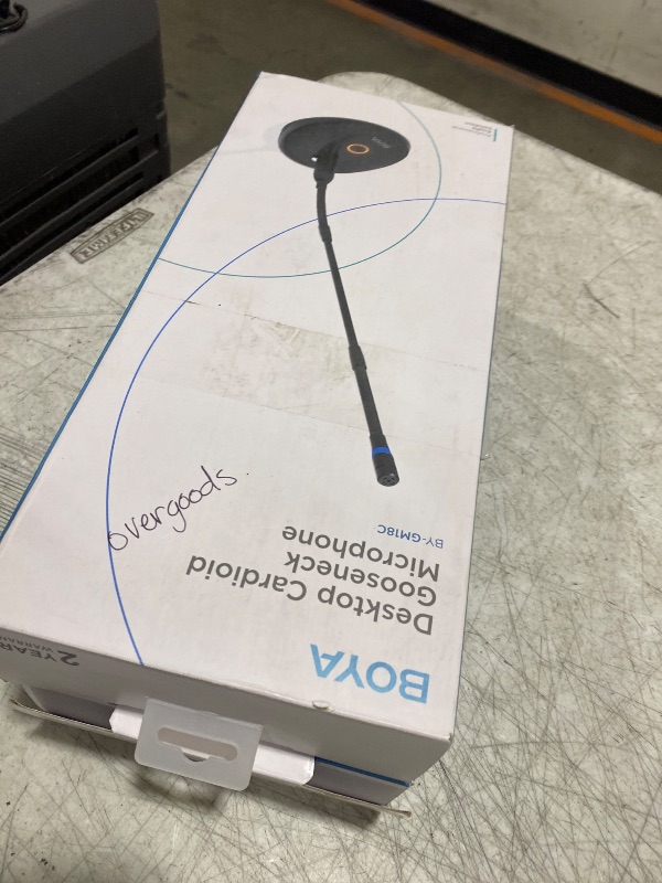 Photo 1 of BOYA Desktop Gooseneck Condenser Microphone 18" Podium Microphones with Mute Button LED Indicator XLR Mic for Meetings Video Conferences Streaming Lectures BY-GM18C