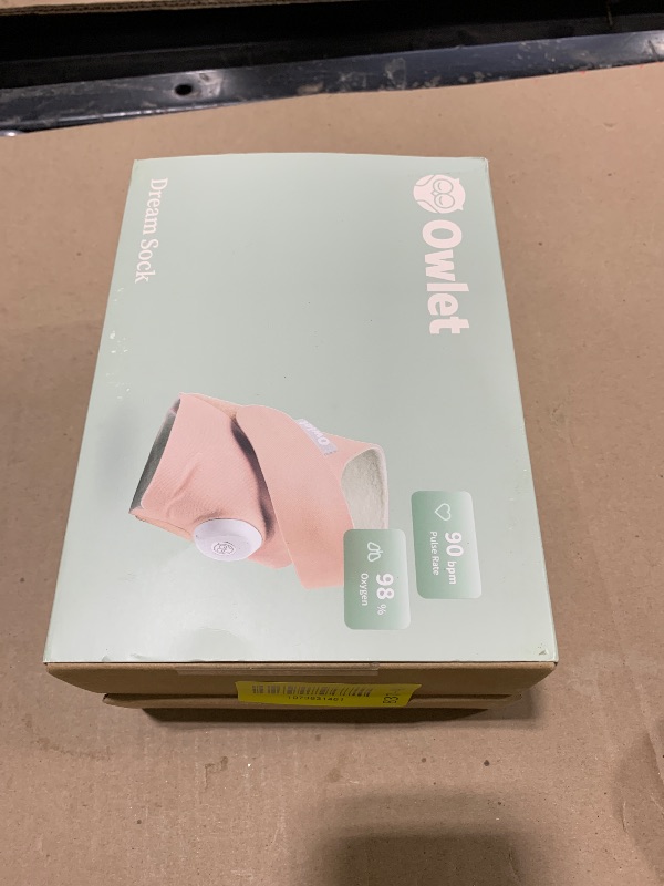 Photo 1 of Owlet Dream Sock – Smart Wearable Baby Monitor, Infant SpO2 Monitor Tracks Heart Rate & Oxygen - Parents Receive Alerts, Sleep & Health Insights via App - Dusty Rose