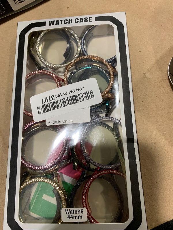 Photo 1 of [16 Pack] Bling Watch Screen Protector for Samsung Galaxy Watch6 44MM, Glitter Case TPU Soft Cover Full Protection with Crystal Rhinestone for Galaxy Smart Watch6 44mm (SM-R940)