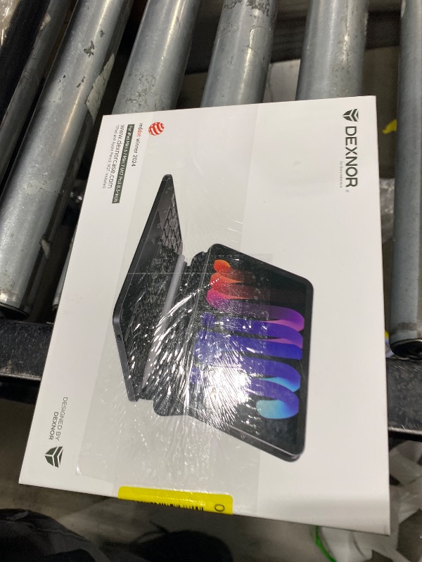 Photo 1 of Dexnor for iPad mini 7 (A17 Pro)/Mini 6 Case with Keyboard, Magnetic Floating Cantilever Stand with Trackpad Pencil Holder Backlit Keyboard Case for iPad mini 7th(2024)/6th (2021) Generation, Black