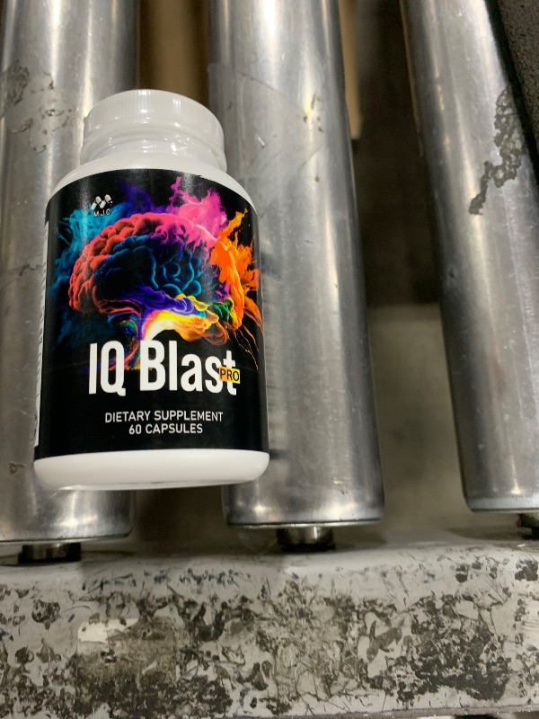 Photo 1 of (3 Pack) IQ Blast Pro Brain and Memory Support Capsules Nootropic 180 Capsules