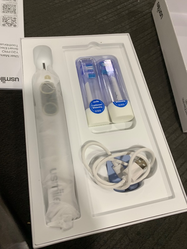 Photo 1 of usmile Y20PRO Electric Toothbrush, AI-Powered Smart Toothbrush with AM/PM Auto Mode, 4 Brushing Modes, 90-Day Battery, App Control, Real-Time 3D Map, 2 Brush Heads Included