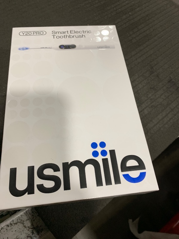 Photo 1 of usmile Y20PRO Electric Toothbrush, AI-Powered Smart Toothbrush with AM/PM Auto Mode, 4 Brushing Modes, 90-Day Battery, App Control, Real-Time 3D Map, 2 Brush Heads Included