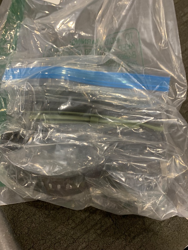 Photo 1 of Fitbit Versa 2 Smartwatch Carbon (Black) with Bonus Bands (Olive)