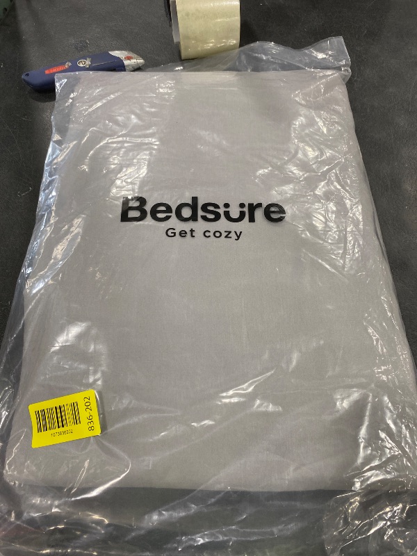 Photo 1 of Bedsure King Size Sheets Set, Cooling Sheets for Hot Sleepers, Rayon Derived from Bamboo, PureWoven, Breathable & Soft, Deep Pocket Up to 16 Inches, Hotel Luxury Silky Bedding, Dark Grey