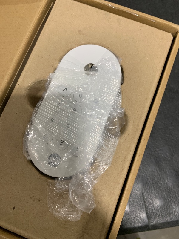 Photo 1 of Yale Snow Keyed Deadbolt Smart Lock with Google Matter, YRD510-MT1-SNW