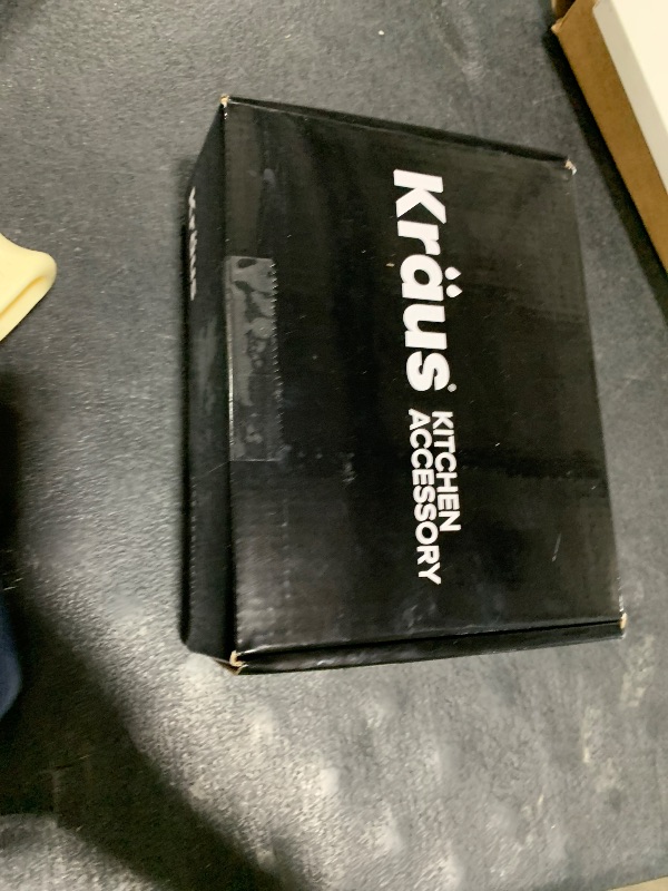 Photo 1 of KRAUS CleanMate Glass Rinser for Kitchen Sink in Matte Black Color Finish, KGR-500MB