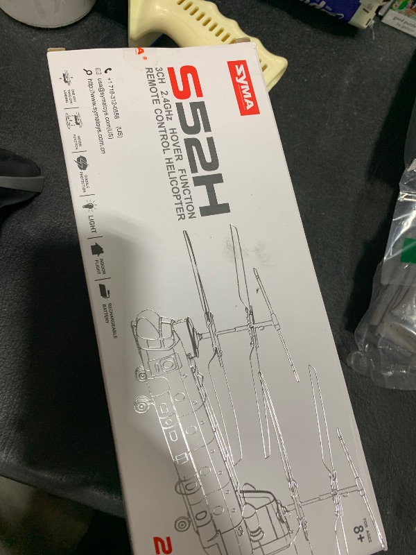 Photo 1 of SYMA Remote Control Helicopter, S52H Military Transport RC Helicopter with Altitude Hold, One Key take Off/Landing, LED Light, Low Battery Reminder, Army Toys for Kids and Military Fans