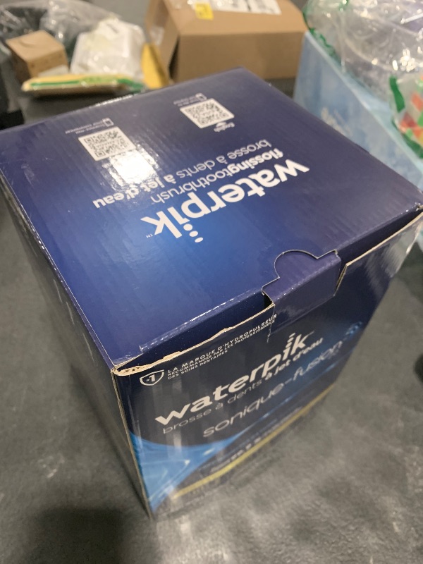 Photo 1 of Waterpik Sonic-Fusion 2.0 Professional Flossing Electric Toothbrush with Water Flosser Combo Two In One, For Daily Gum Care and Cleaning Teeth, Braces, Implants, White SF-04CD010-1, Packaging May Vary