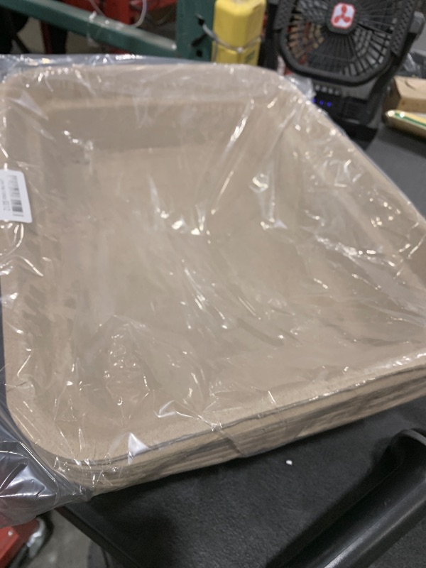 Photo 1 of 10 Count - Disposable Litter Box for Kitty Cats, Thick & Leak-Proof, Eco-Friendly Travel & Home Litter Pan, No-Scrub for Cats