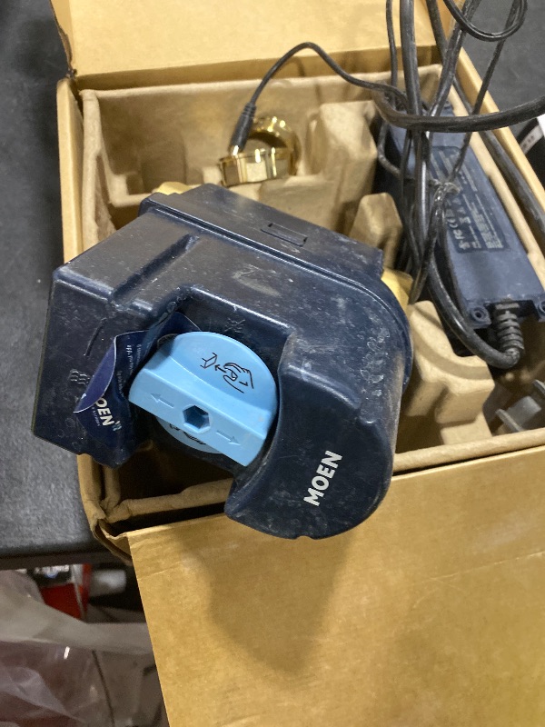 Photo 1 of Moen Flo 1-1/4-inch Smart Water Shut Off Valve, Smart Home Water Monitor Leak Detector, Wifi Connected, App Enabled Flow Meter and Shutoff, 900-002