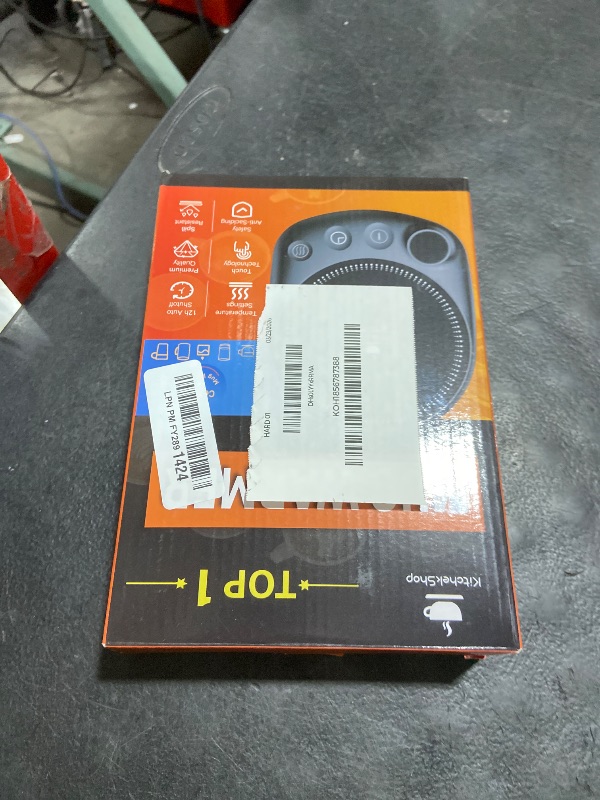 Photo 1 of KitchekShop Coffee Mug Warmer - Fastest Heating & Highest Temperature, Coffee Cup Warmer for Desk Auto Shut Off, 4 Temp Settings & 1-12H Timer, Smart Electric Beverage Warmer for Coffee, Tea (Black)