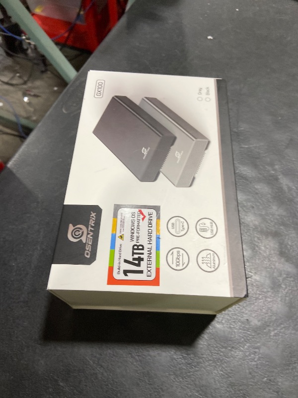 Photo 1 of Osentrix 14 Terabyte Storage External Hard Driver - Gray Model GX100