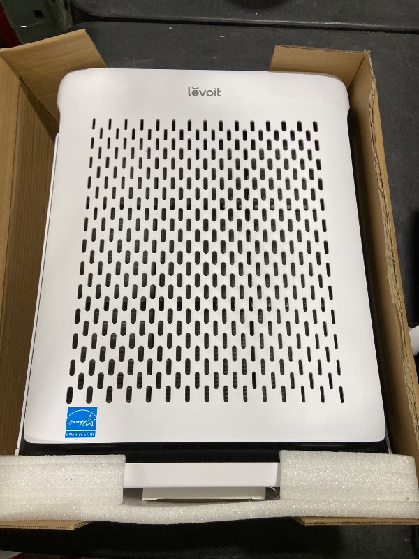 Photo 1 of LEVOIT Air Purifier for Home Large Room Up to 1073Ft² with Air Quality Monitor, AHAM VERIFIDE, Smart WiFi, Washable Pre-Filter, HEPA Sleep Mode for Pets, Allergies, Dust, Pollen, Vital 100S-P, White