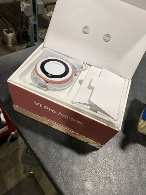 Photo 1 of Momcozy Breast Pump V1 Pro Hospital-Grade, Hands-Free & Portable Wearable Pump, Upgraded Electric Pump with 3 Fine-Tuned Rhythms|15 Levels, Come with Leak-Proof DoubleFit Flange, Cozy Red.