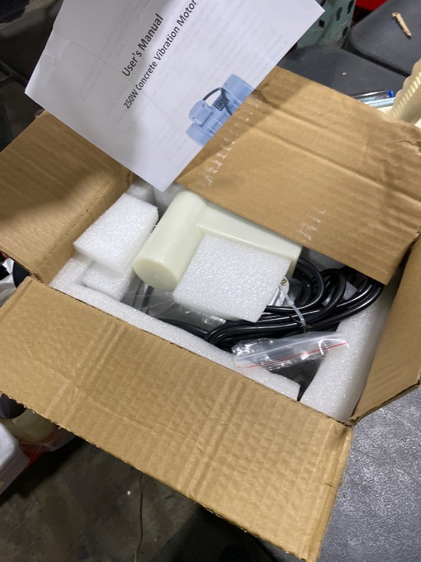 Photo 1 of JIAWANSHUN Concrete Vibrator Vibration Motor, 250W Electric Concrete Vibrating Motor for Shaker Table, Vibrator Motor Heavy Duty Machine 110V 60HZ 3000RPM 500KGF