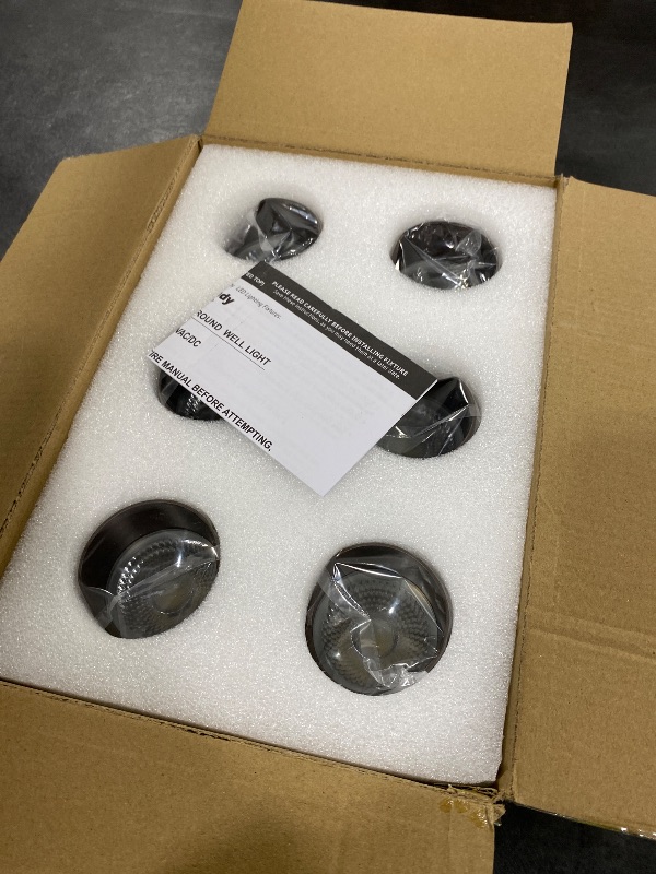 Photo 1 of [6 Pack] CLOUDY BAY 9W Well Lights Landscape LED In Ground Outdoor,Shielded Top,Low Voltage 12-24V AC/DC,Waterproof Aluminum Uplights,2700K/3000K/3500K/4000K/5000K,Bronze