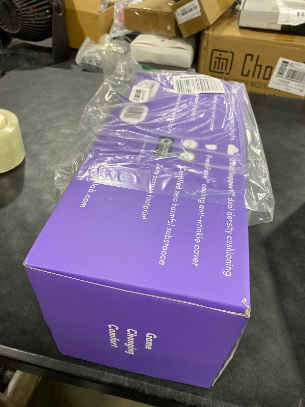 Photo 1 of C CUSHION LAB Deep Sleep Pillow, Patented Ergonomic Contour Design for Side & Back Sleepers, Orthopedic Cervical Shape Gently Cradles Head & Provides Neck Support & Shoulder Pain Relief - Calm Grey