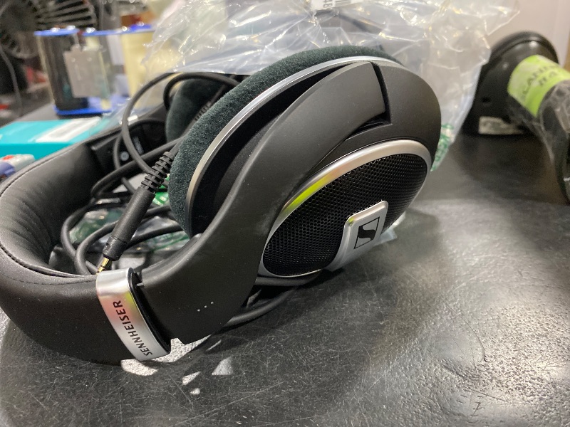 Photo 1 of Sennheiser HD 599 SE Open-Back Headphones, Premium Design, Natural Balanced Audio, Comfortable Fit, Wired Headphones for Music, Gaming, School, Work, Black