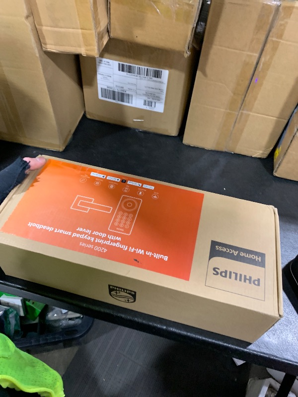 Photo 1 of Philips WiFi Keypad Door Lock with Handle, Built-in WiFi, APP Remote Control, Voice & Fingerprint Unlock, Smart Locks for Front Door with Auto Lock, Digital Front Door Lock Set, Keyless Entry Deadbolt