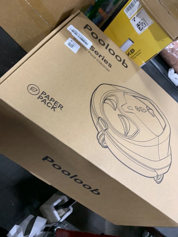 Photo 1 of Pooloob PF1 Cordless Pool Vacuum Cleaner Robot: 150 Min Runtime, Triple Layer Filtration, Floor Only Cleaning for Above/In Ground Pools up to 1345 Sq.Ft, Includes Floating Buoy with 8Ft Tether