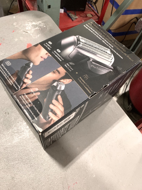 Photo 1 of Braun Series 8 8560cc Electric Razor for Men, 4+1 Shaving Elements & Precision Long Hair Trimmer, 5in1 SmartCare Center, Close & Gentle Even on Dense Beards, Wet & Dry Electric Razor, 60min Runtime