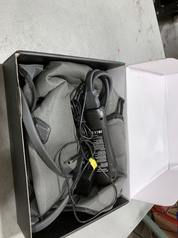 Photo 1 of Nekteck Leg Compression Massager for Circulation and Relaxation, FSA Eligible Foot and Calf Massage Machine 2 Modes 3 Intensities with Hand-held Controller for Pain Relief, HSA Adjustable Leg Wraps