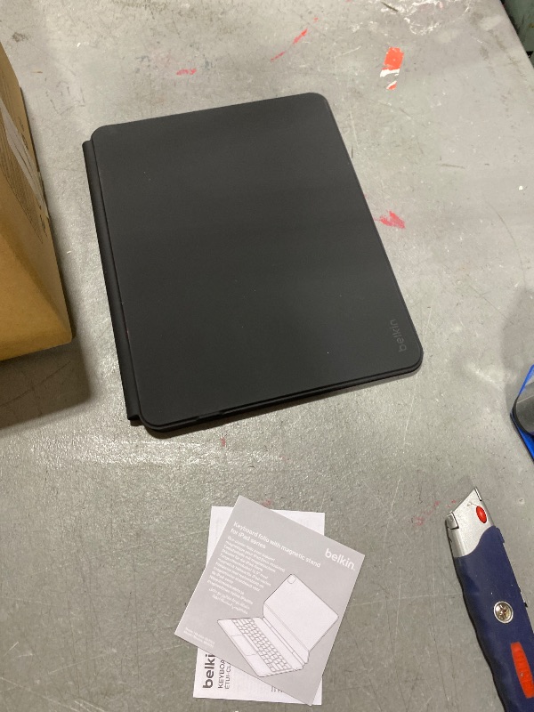 Photo 1 of Belkin Pro Keyboard Case w/Magnetic Stand, Backlit Bluetooth Keyboard, Multi-Gesture Controls, Magnetic Apple Pencil Storage Compatibility, & Multimedia Keys for iPad Pro 13" (M4/M5) - Black