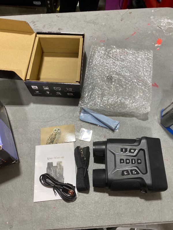 Photo 1 of oneleaf.ai Find NV200 LRF 50mm 4K Digital Day/Night Vision Binoculars with Laser Rangefinder