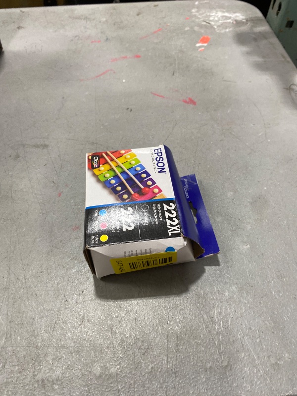 Photo 1 of EPSON 222 Claria Ink High Capacity Black & Standard Color (Cyan/Magenta/Yellow) Cartridge Combo Pack (T222XL-BCS) Works with WorkForce WF-2960 Expression XP-5200