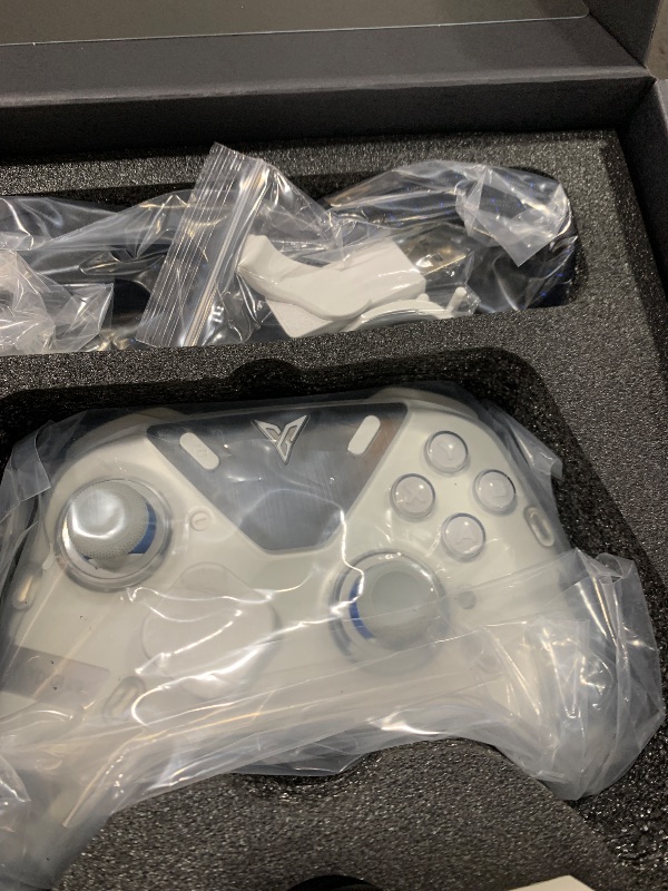 Photo 1 of FLYDIGI Apex 5 PC Controller, Forceflex Joystick 2.0, ForceAdapt Triggers, 3ms Ultra-Low Latency, RGB Light Bar, Full-Color LCD Display,1500mAh Battery PC/NS/Android/TV