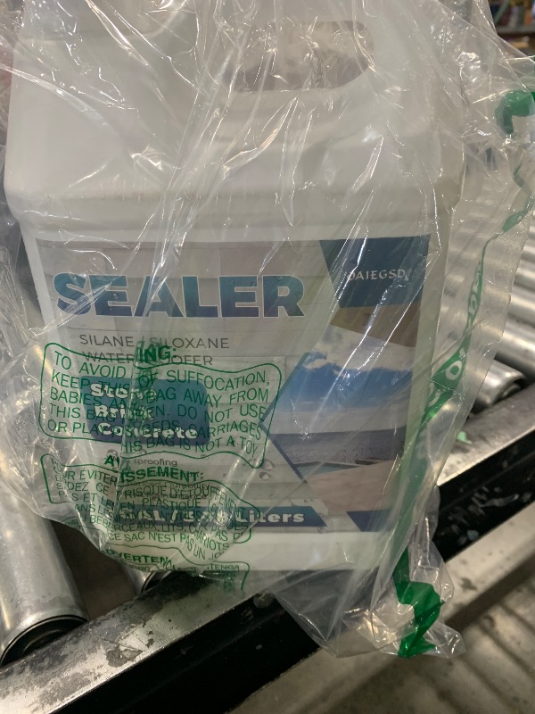 Photo 1 of 1 Gallon Bricks & Exterior Surfaces, All Purpose Concrete Sealer, Long-Lasting Stone Sealer for All Weather Protection, Penetrating Water Repellent Protection for Driveways, Patio, Pavers, Floor