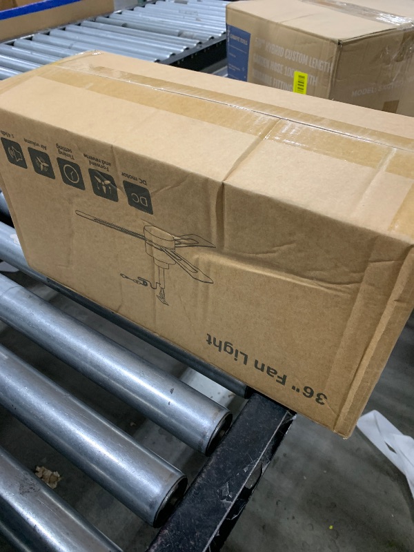 Photo 1 of aetherlume 36 inch Plug-in Ceiling Fan Light with Remote Control,gazebo fan light,3 Blade, Dimmable 3CCT LED, Reversible,Portable Hook Design with16ft Cable for Bedroom Garage Tent Porch Kitchen