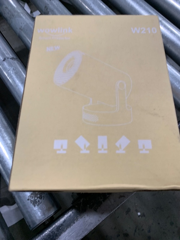 Photo 1 of [Built-in Apps & 2026 Upgraded] Mini Projector with WiFi 6 and Bluetooth 5.4 Support 4K 1080P Auto Keystone 180° Rotatable Projector Portable Compatibile with HDMI/TV Stick/Memory Stick/Laptop, White