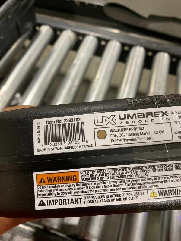 Photo 1 of Umarex T4E Walther PPQ .43 Caliber Training Pistol Paintball Gun Marker, Flat Dark Earth