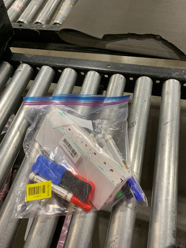 Photo 1 of  Dry Erase Names Tent Cards for Table, Reusable Name Cards 8.66" x 2.76" Desk Name Tents Sets with Dry Erase Markers and Erasers, Facilitate Effective Organization of Meetings and Classes