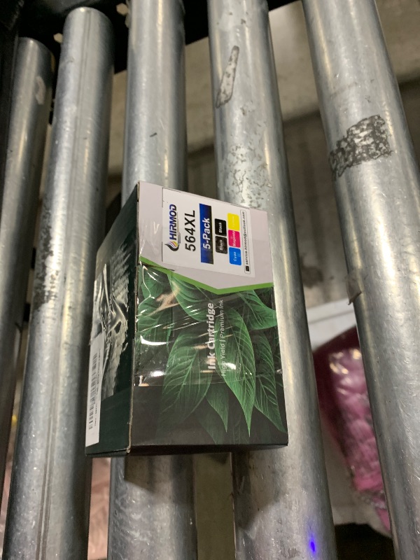 Photo 1 of 564XL Ink Cartridges 5 Pack Combo Pack Compatible for HP564xl 564 ink for HP564 XL Work with DeskJet 3520 3525 OfficeJet 4620 4622 PhotoSmart B8550 C6350 D5460 7515 Printer Cyan Magenta Yellow 2 Black
