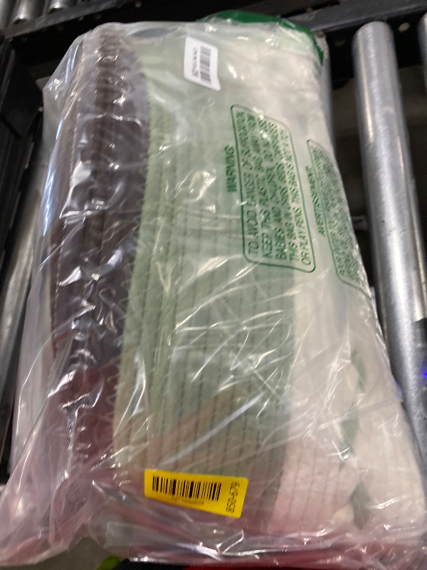 Photo 1 of Remerry 3 Pcs 7" 9" 13" Cotton Rope Plant Baskets Indoor with Plastic Liner 3 Colorful Straw Woven Plant Basket Indoor Green Round Wicker Basket for Living Room Floor Potted Pots Decor