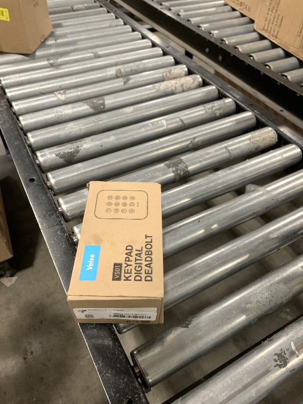 Photo 1 of Veise Keyless Entry Door Lock, Electronic Keypad Deadbolt, Auto Lock, Anti-Peeking Password, Emergency Power Port, Easy Installation, Black