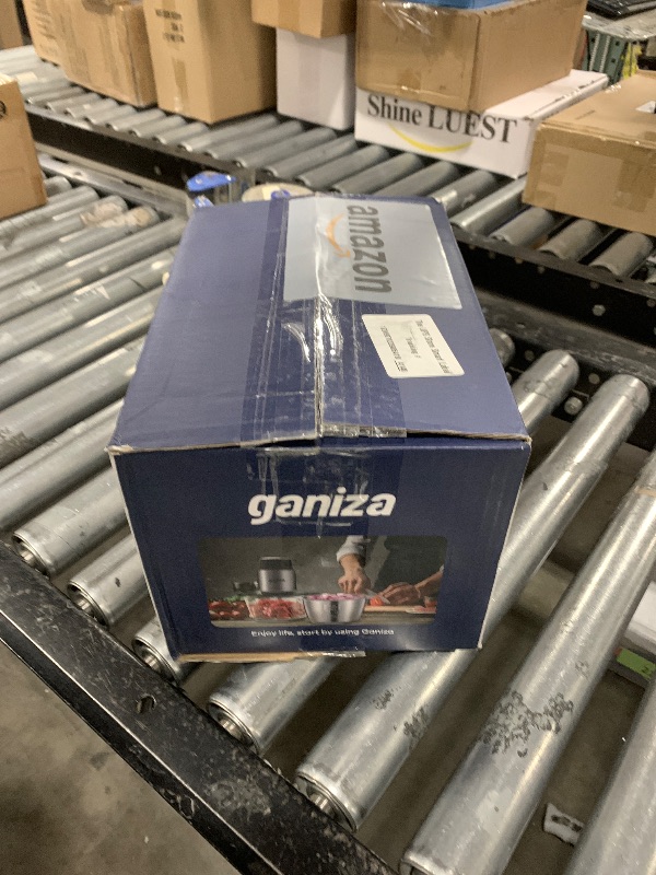 Photo 1 of GANIZA Food Processors, Electric Food Chopper with Meat Grinder & Vegetable Chopper - 2 Bowls (8 Cup+8 Cup) with Powerful 450W Copper Motor - Includes 2 Sets of Bi-Level Blades for Fruits/Meat/Nuts