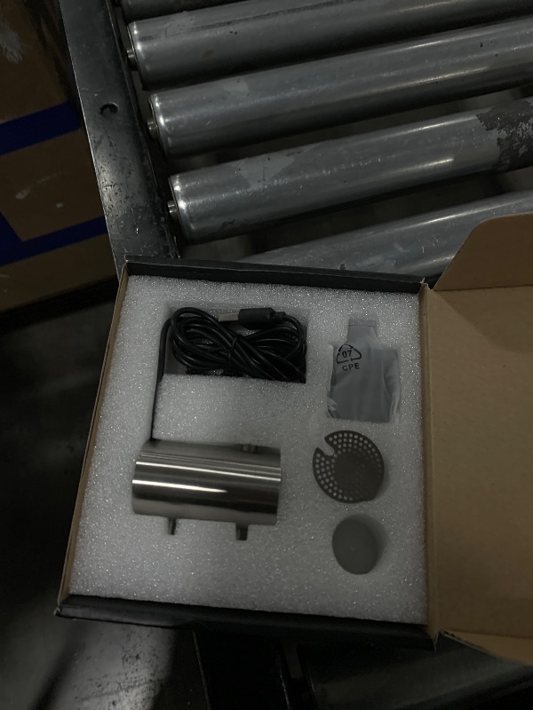 Photo 1 of LANDEN PURA Mini Surface Skimmer for Rimless Aquarium, Internal Oil Film Remover, Stainless Steel Compact Skimmer with Silent Pump for Clear Water – Ideal for Nano Tanks