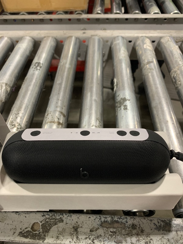Photo 1 of Beats Pill - Portable Bluetooth Speaker - Up to 24H Battery Life, Water Resistant, Bluetooth, Apple & Android Compatible, Seriously Loud Sound for Home, Outdoor and Travel - Matte Black