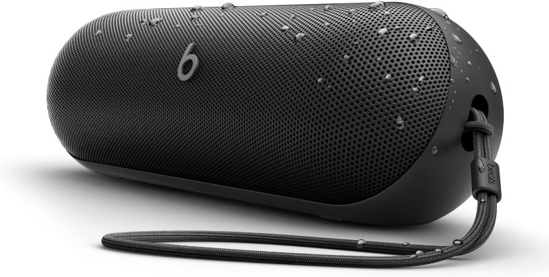 Photo 1 of Beats Pill - Portable Bluetooth Speaker - Up to 24H Battery Life, Water Resistant, Bluetooth, Apple & Android Compatible, Seriously Loud Sound for Home, Outdoor and Travel - Matte Black