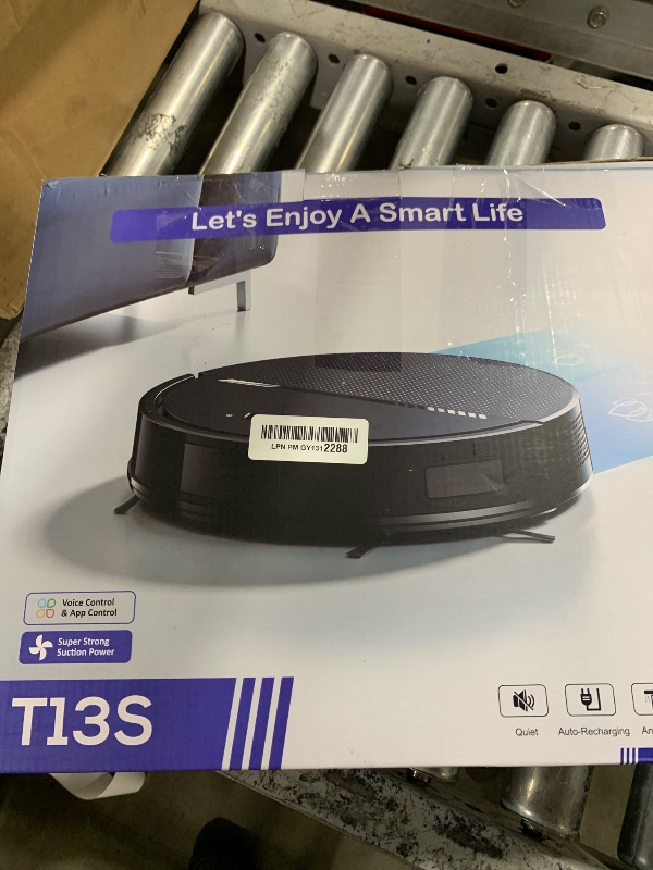Photo 1 of XIEBro Life Robot Vacuum and Mop Combo, 8000Pa Suction Automatic Vacuum Robot with Mop 2 in 1, APP/Voice/Remote Control, Self-Charging, Slim, Ideal for Hard Floor, Pet Hair, Carpet