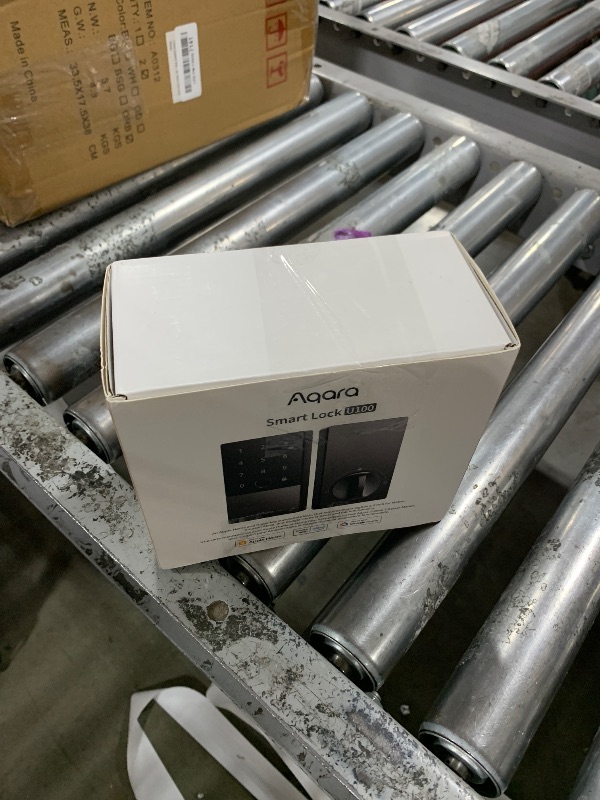 Photo 1 of Aqara Smart Lock U100, Fingerprint Keyless Entry Door Lock with Apple Home Key, Touchscreen Keypad, Bluetooth Electronic Deadbolt, IP65 Weatherproof, Supports Apple HomeKit, Alexa, Google, IFTTT, Gray