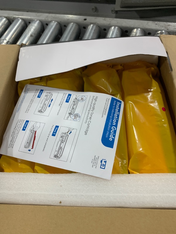 View 2 of 410X Toner Cartridges 4 pack (1Black/1Cyan/1Magenta/1Yellow) Replacement for HP 410X 410A Toner Cartridge Compatible for Color Pro MFP M477fdw M477fnw M477fdn; Color Pro M452dn M452nw M452dw Printer