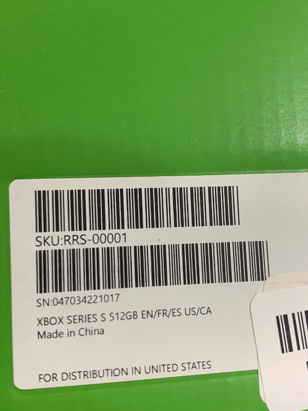 Photo 1 of Xbox Microsoft Series S 512GB SSD Console - Includes Wireless Controller - Up to 120 frames per second - 10GB RAM 512GB SSD - Experience high dynamic range Velocity Architecture
