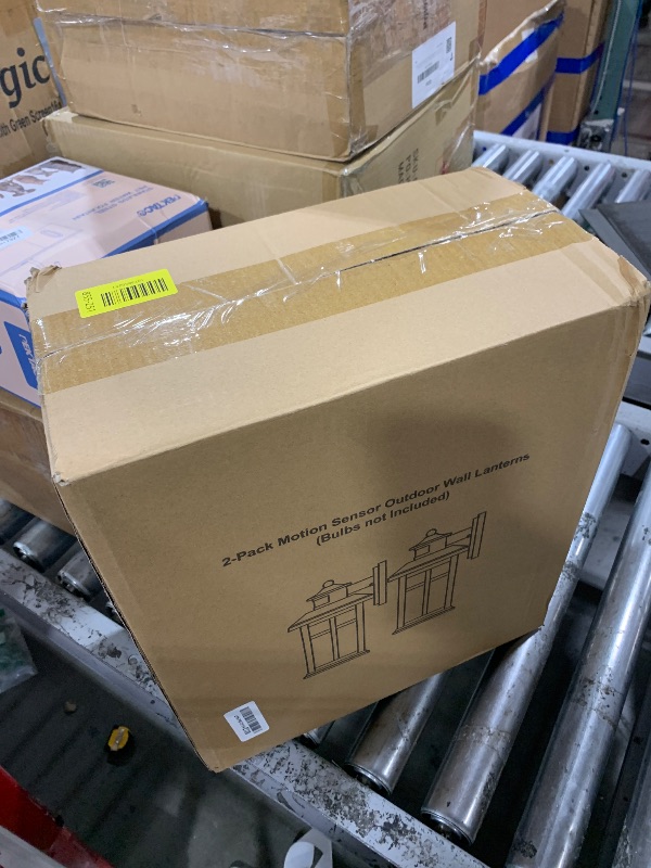 Photo 1 of Brilvibera 2 Packs Motion Sensor Outdoor Lights- Outdoor Porch Lights Light Fixtures Motion Sensor Bronze, Porch Lights Outdoor Bronze, Exterior Lights for House, Garage, Door