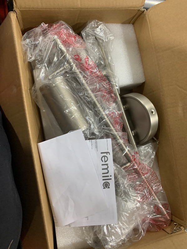 Photo 1 of FEMILA 3000K LED Track Lighting, 53" Modern Track Lighting Kit, Come with Bulbs, Brushed Nickel Finish, GU10 Base, 4FS84TL-6 BN